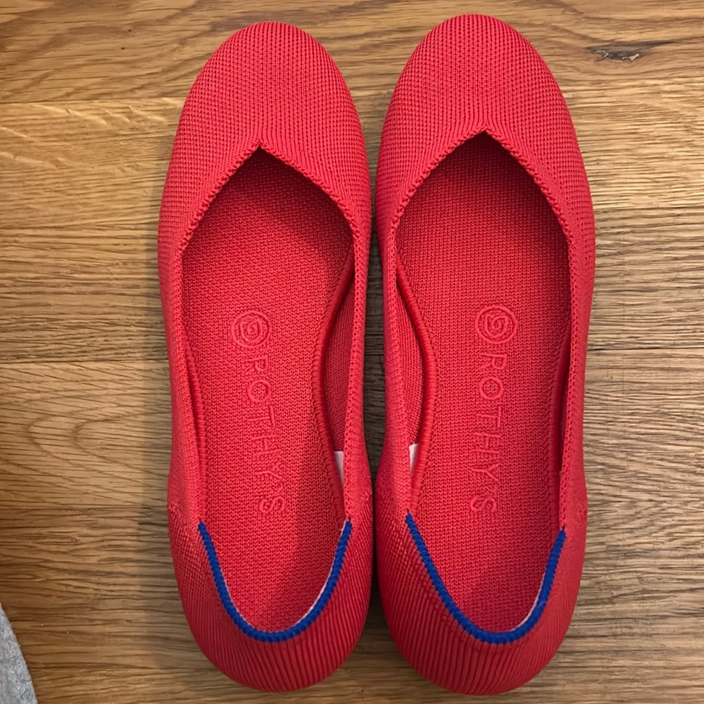 ROTHY’S- The Flat. Size 7. Red. Brand New Condition.